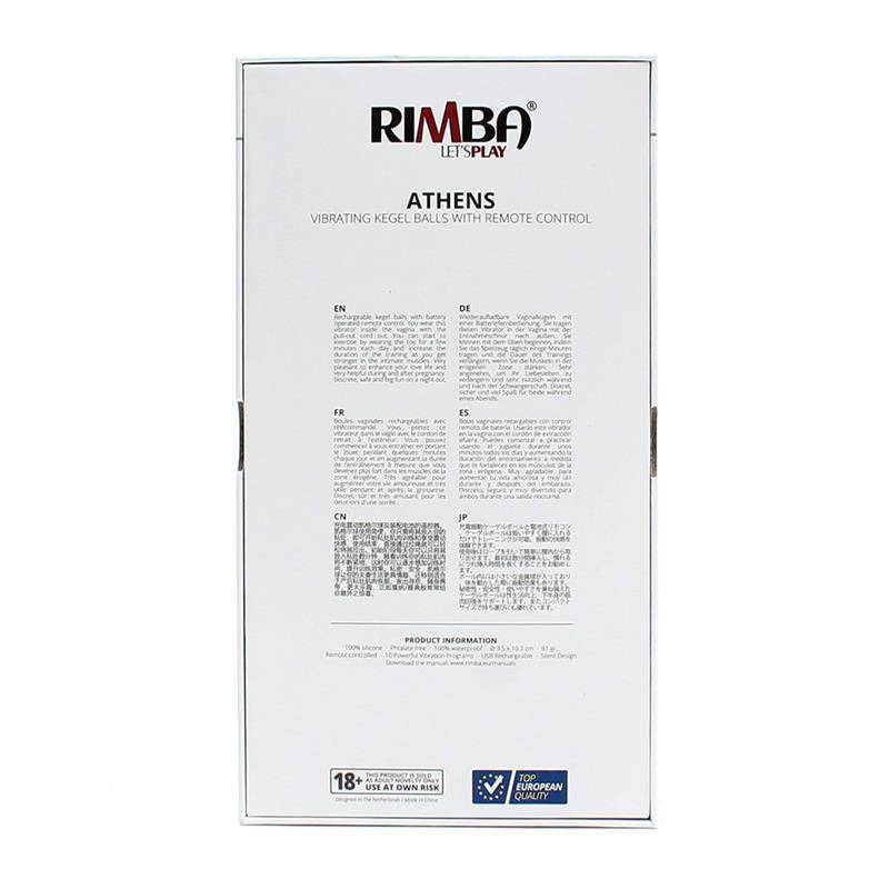 Vibrating Kegel Balls with Remote Control Athens Pink