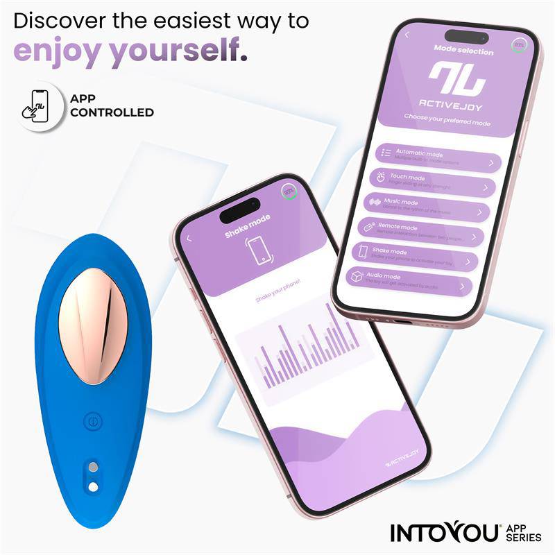 Panty Vibrator with App Silicone Blue