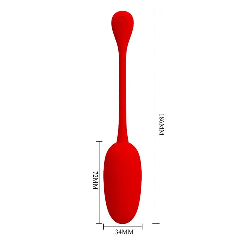 Knucker Vibrating Egg Red