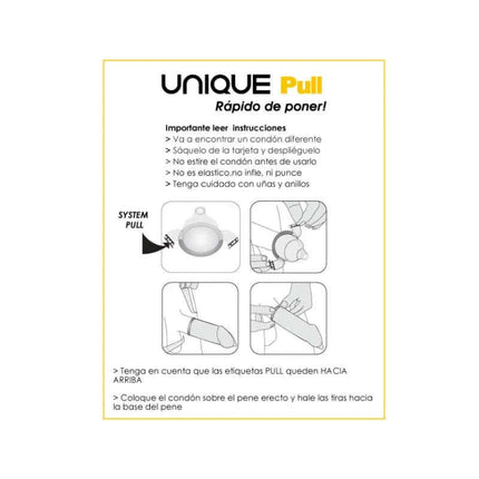 Instructions for Pull Condoms with Straps No Latex 3 pcs