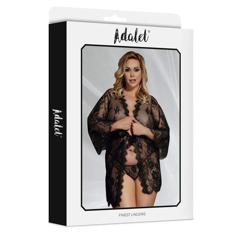 Sora Long Sleeve Peignoir Size 44 46