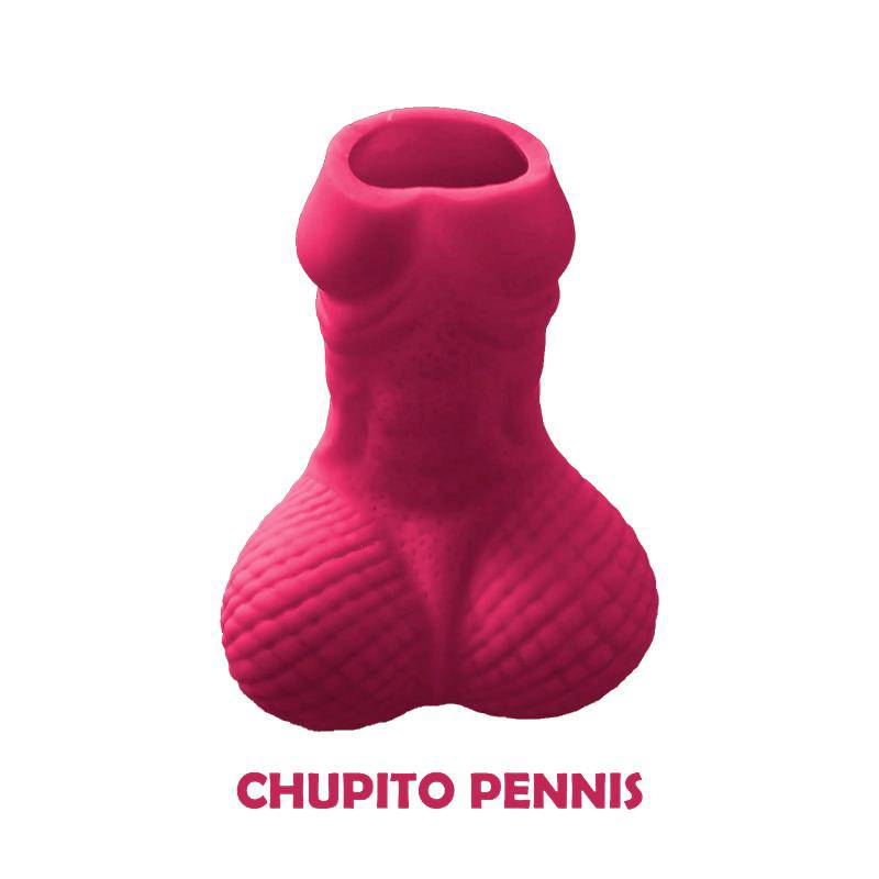 Penis Shaped Shot Glass Fuchsia