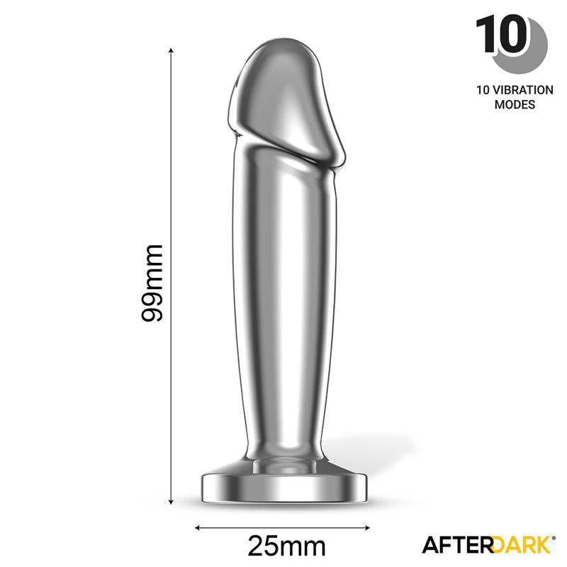 Sarmy Anal Plug with Vibration Magnetic USB Size S