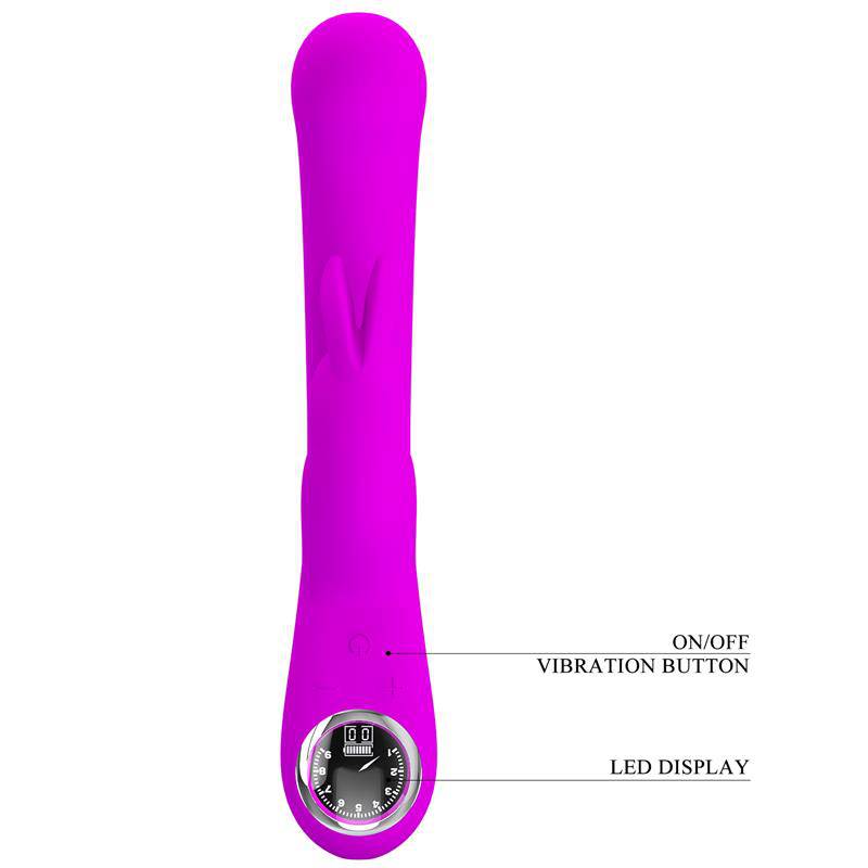 Skylar Bunny Vibrator and Thumping Fuchsia