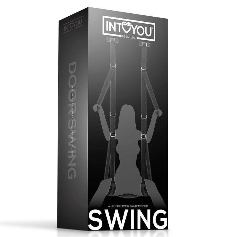 Adjustable Door Swing with Legs Support and Seat