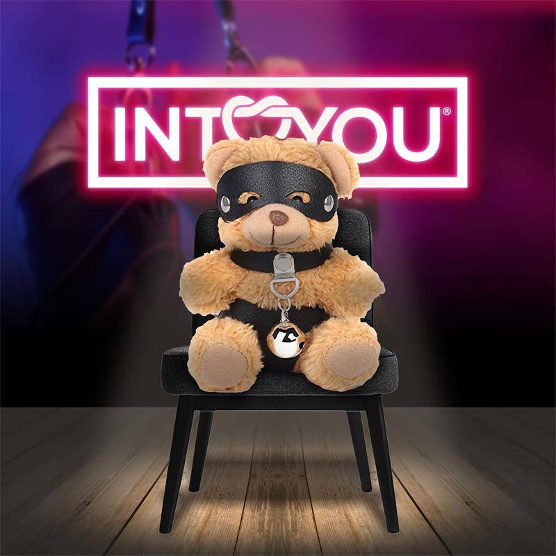 Mimi Keychain BDSM Teddy Bear with Collar and Bell