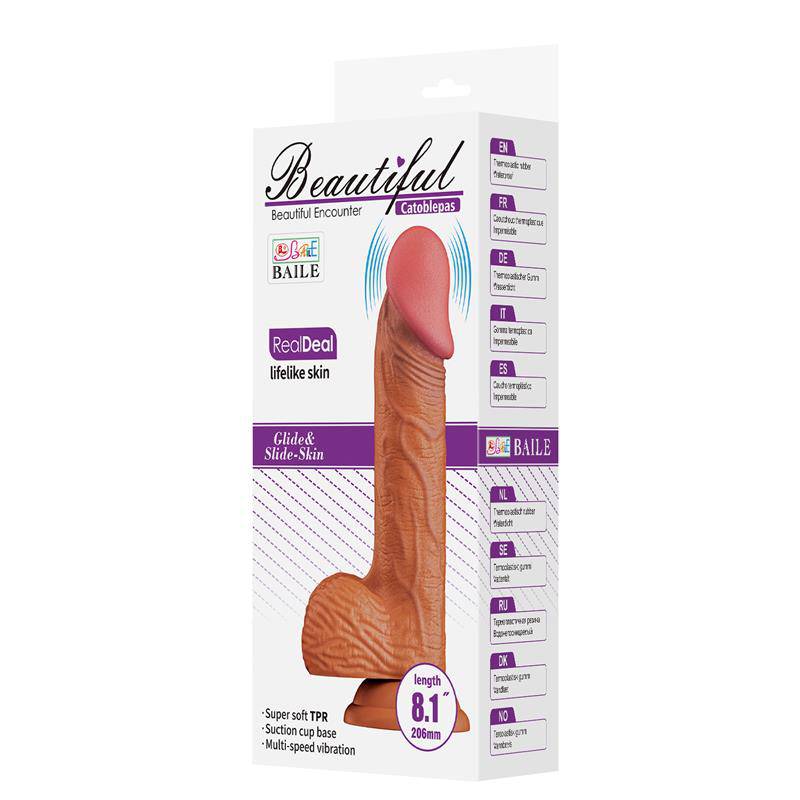 Catoblepas Vibrating Dildo with Remote 81