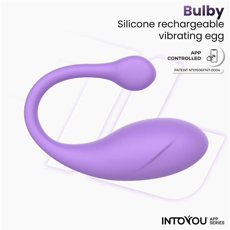 Bulby Egg Vibrator with App Lavander