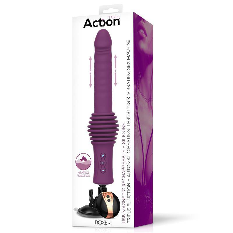 Roxer Heating Thrusting and Vibrating Sex Machine with Remote Control