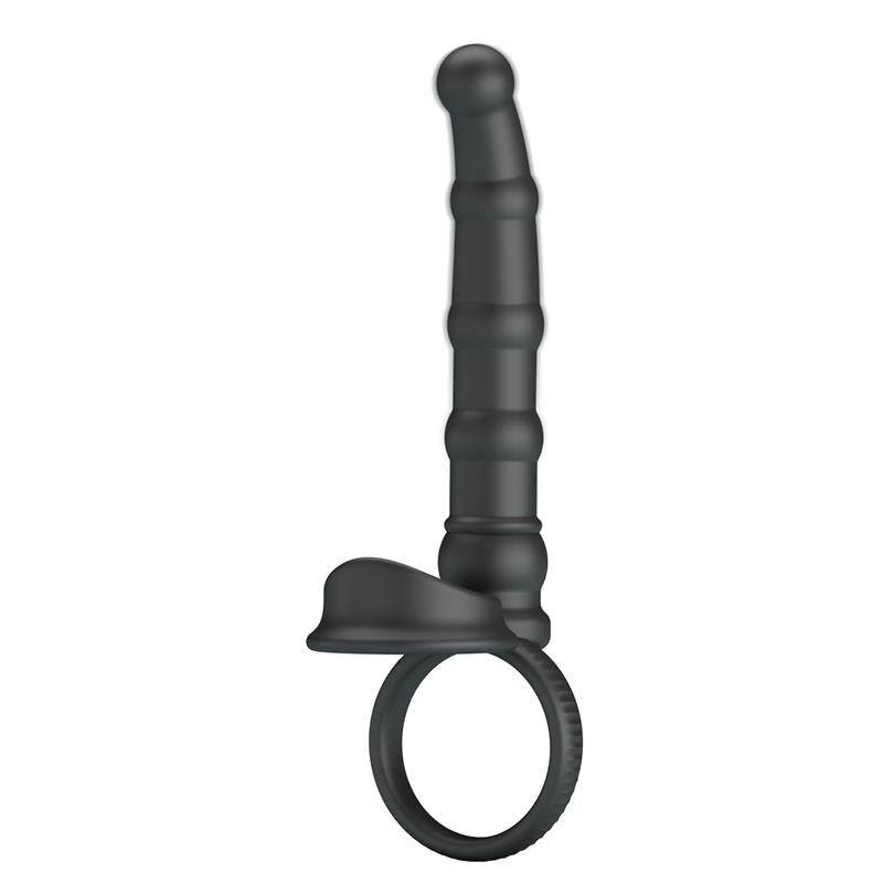 Tatum Cock Ring with Vibrating Plug Plug