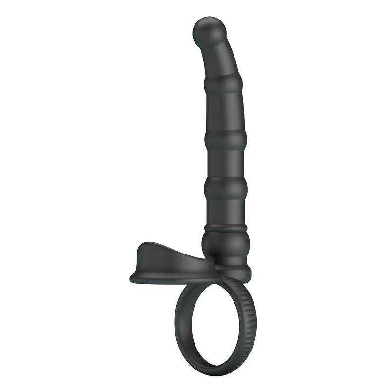 Tatum Cock Ring with Vibrating Plug Plug
