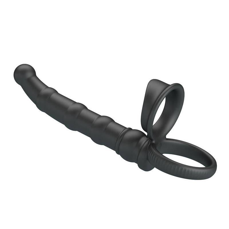 Tatum Cock Ring with Vibrating Plug Plug
