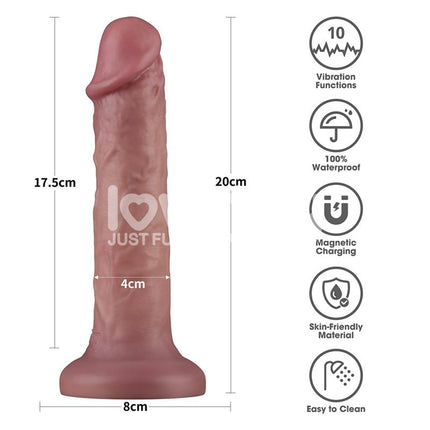 Dual Density Dildo with Vibration 8