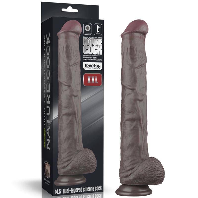 Dual Layered Bendable Dildo XXL 145