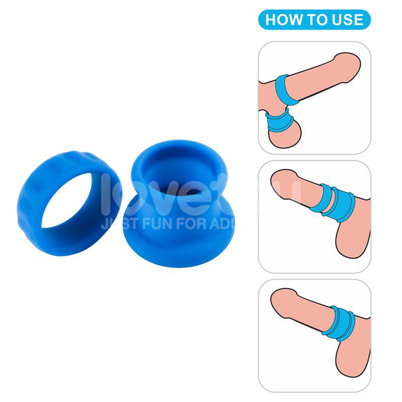 Pinnacle Pro Twin Flex Stretcher Double Penis Ring