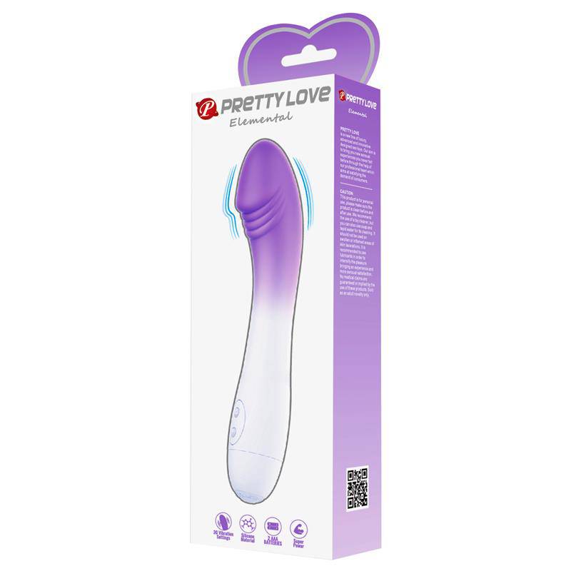 Elemental G Spot Vibrator Purple Gradient