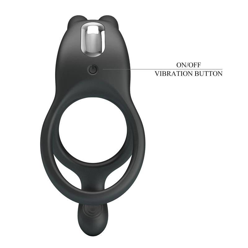 Seth Vibrating Double Cock Ring