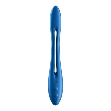Elastic Game Flexible Stimulator Dark Blue made from body-safe silicone with dual engines for versatile use.