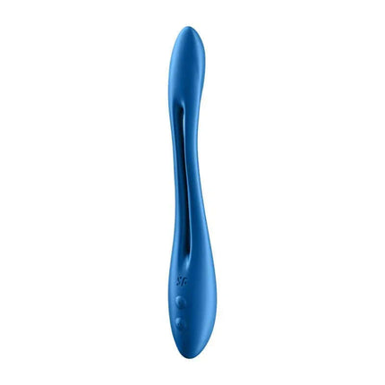 Elastic Game Flexible Stimulator Dark Blue multifunctional vibrator in body-safe medical silicone.