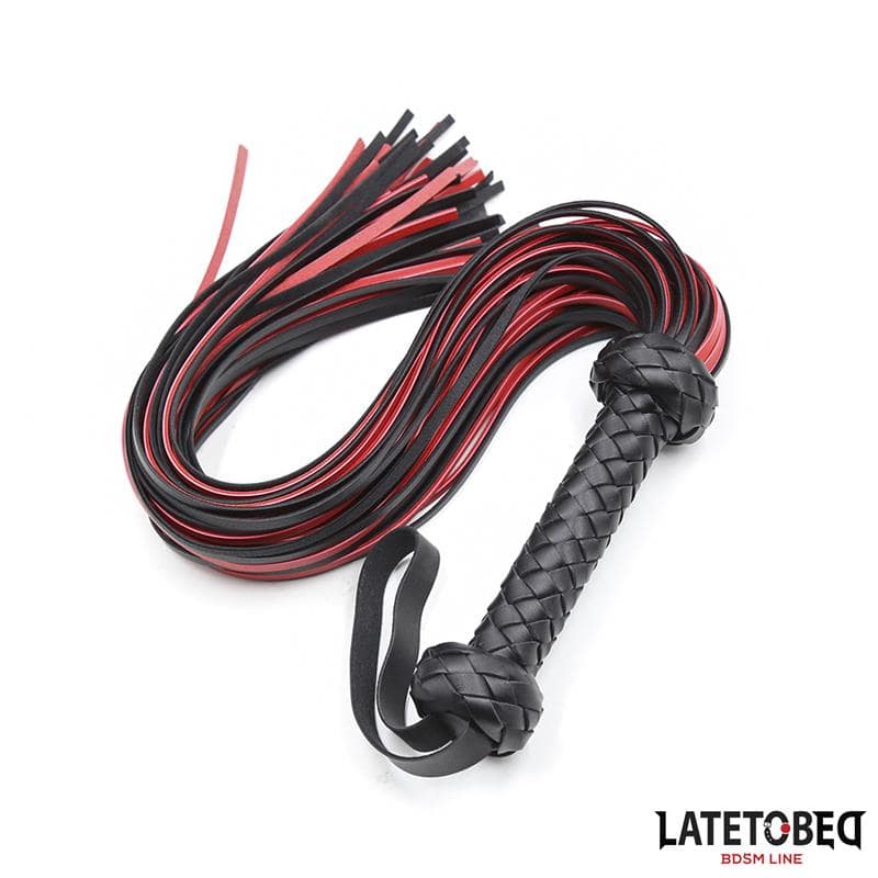 Red Black Flogger 65 cm