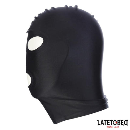 Open Mouth and Eyes Hood Black