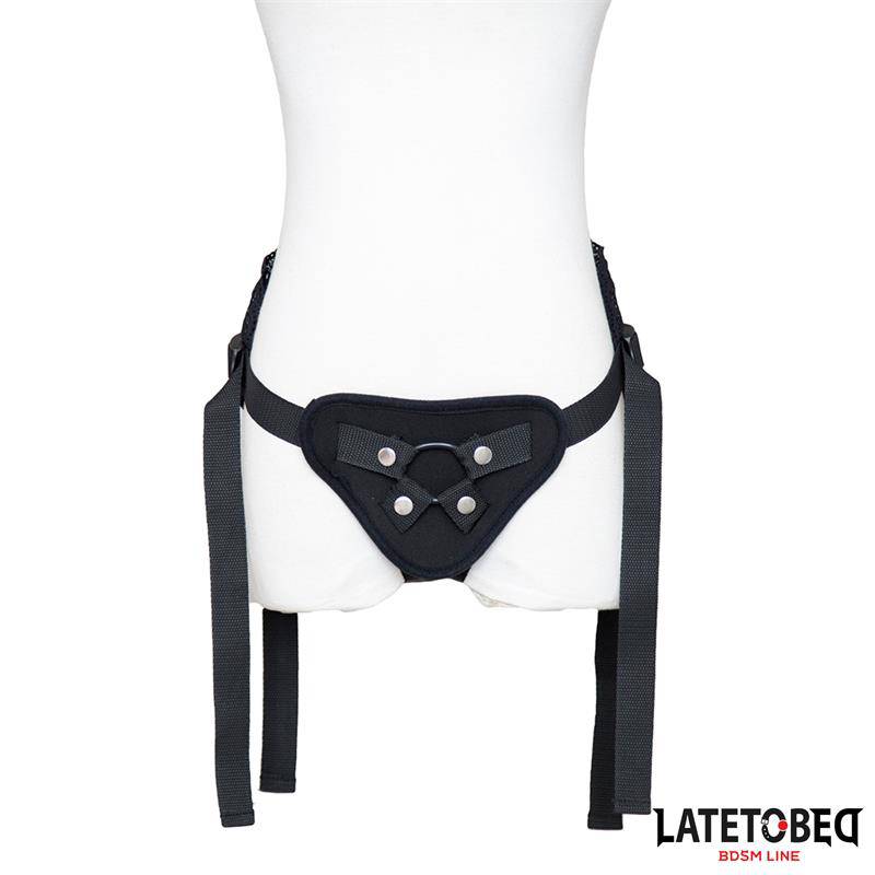 Lace Edge Strap On with Silicone Ring