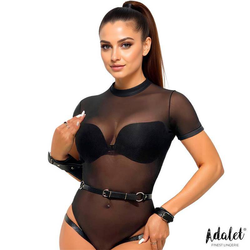 Jimena Vegan Leather Harness Type Garter One size