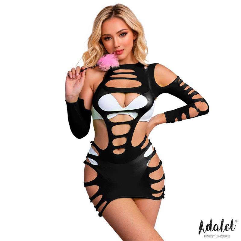 Willow Hllow out Dress Black One Size