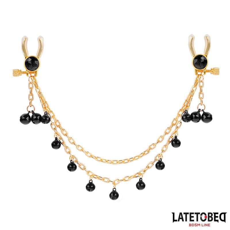 Nipple Clamps with Chain and Bells