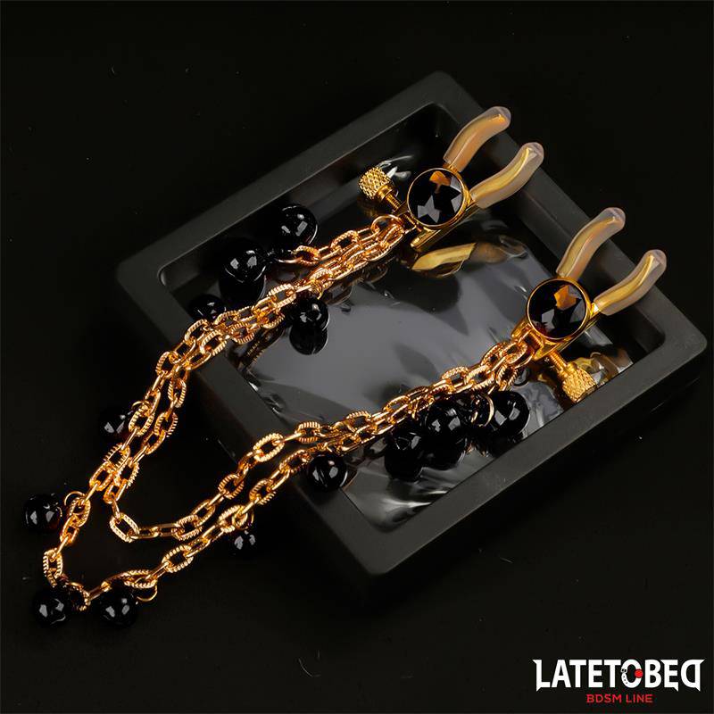 Nipple Clamps with Chain and Bells