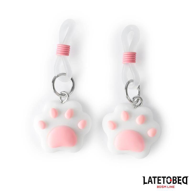 Nipple clamps with Kitty Paw