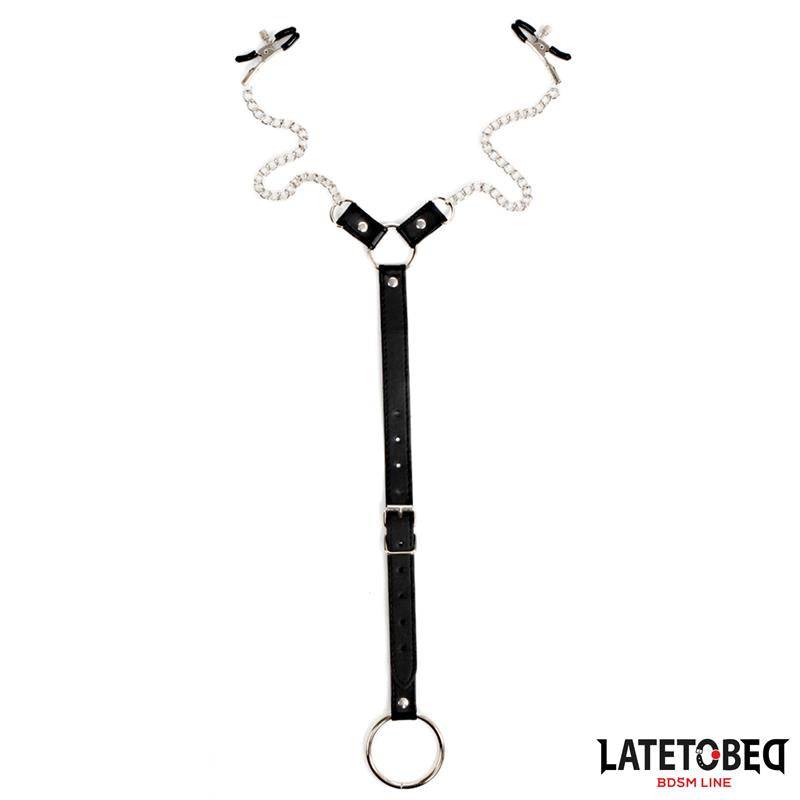 Nipple Clamps With Penis Ring