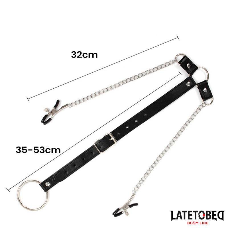 Nipple Clamps With Penis Ring