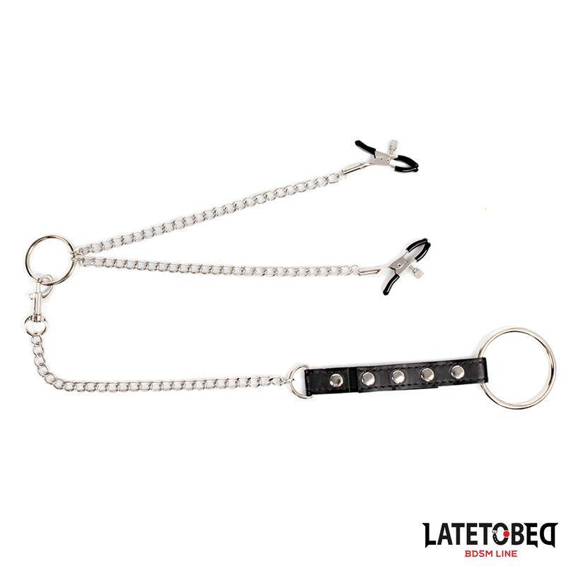 Nipple Clamps With Penis Ring