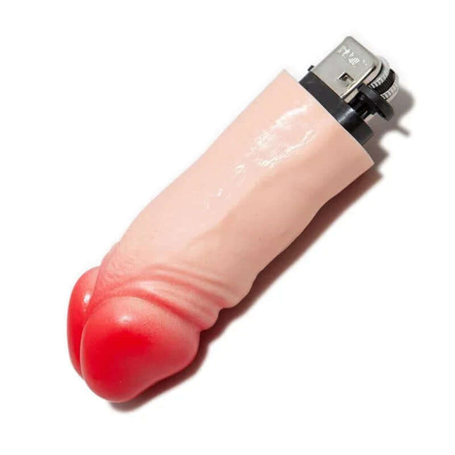 Novelty Penis Shaped Lighter with realistic design and practical ignition appeal for party-goers and collectors.