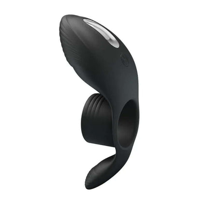 Vibrating Penis Ring USB Silicone for enhanced pleasure, featuring body-safe silicone and ABS design with clitoris-stimulating nub.