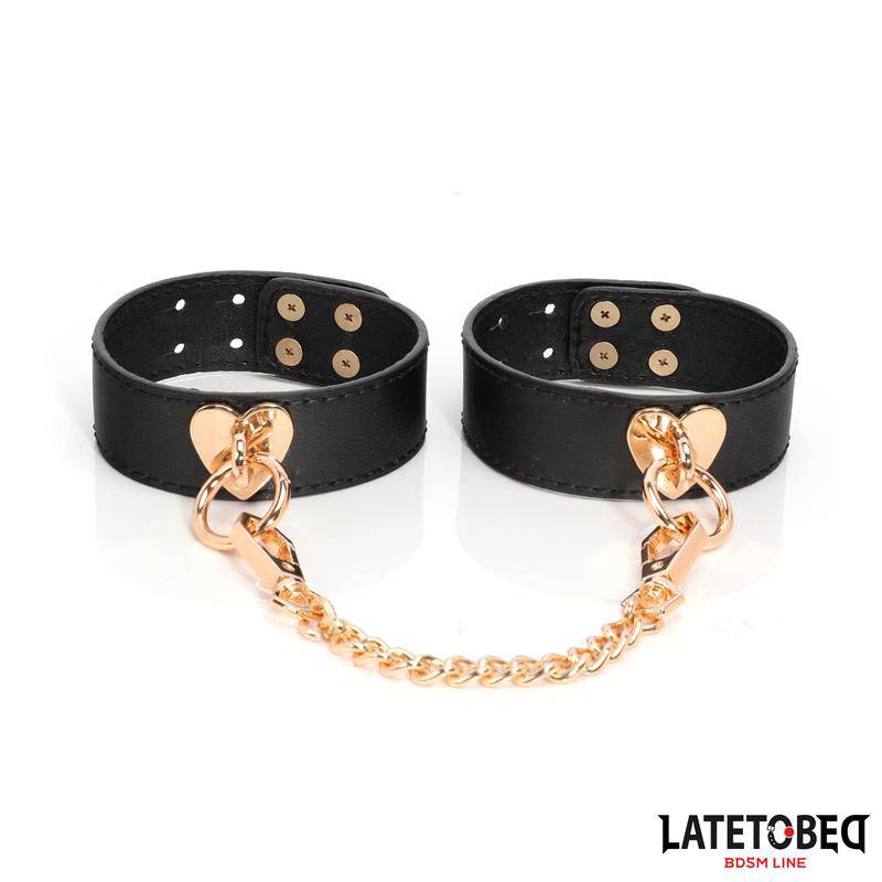 8 Piece Leather Bondage Kit with Storage Case