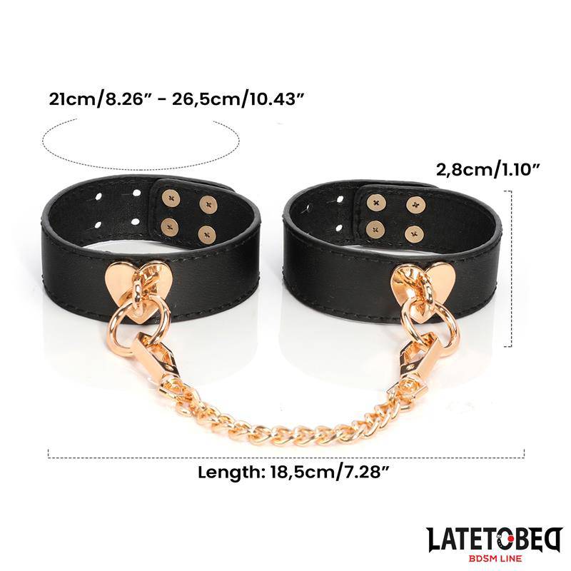 8 Piece Leather Bondage Kit with Storage Case