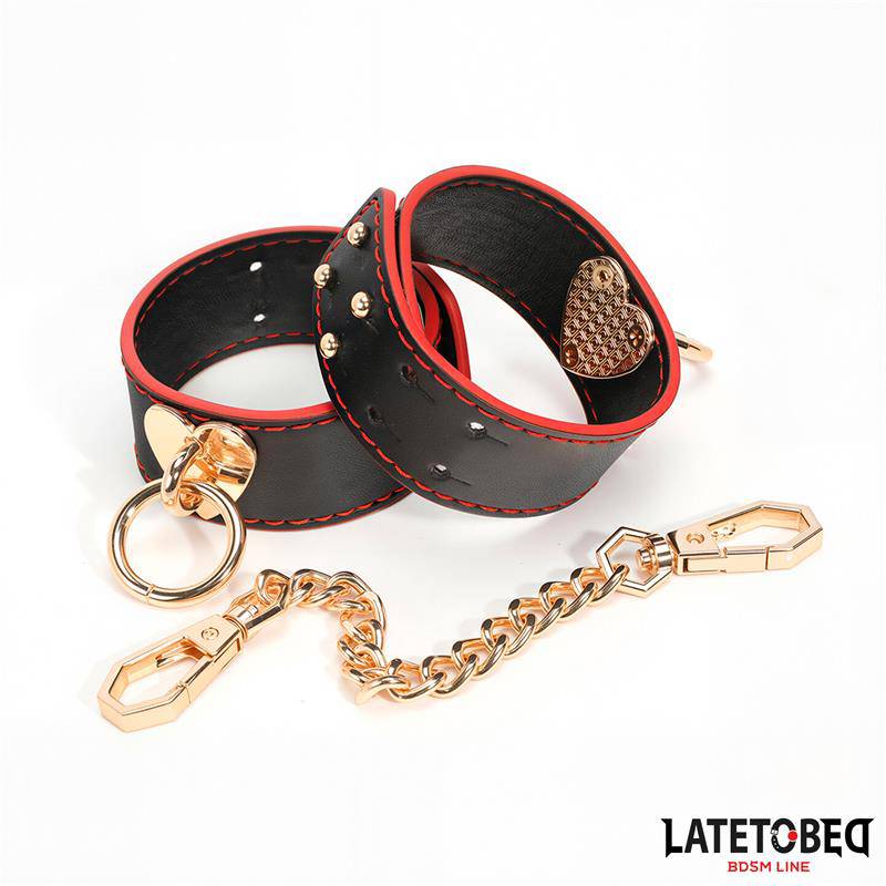 Wrist Cuff with Golden Chain