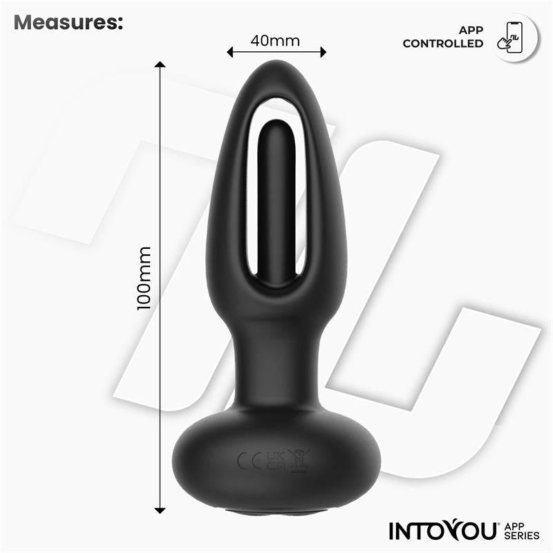Zack Anal Plug with Flipping Tongue and Vibration with App