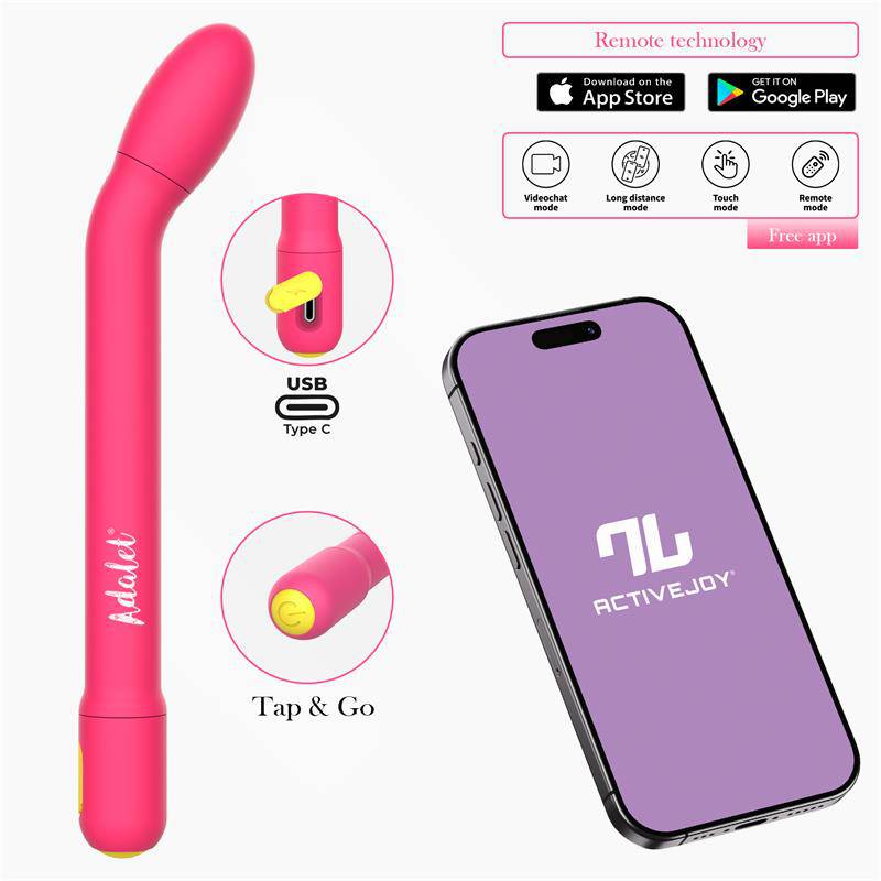 Gently G Point Vibrator with APP Pink