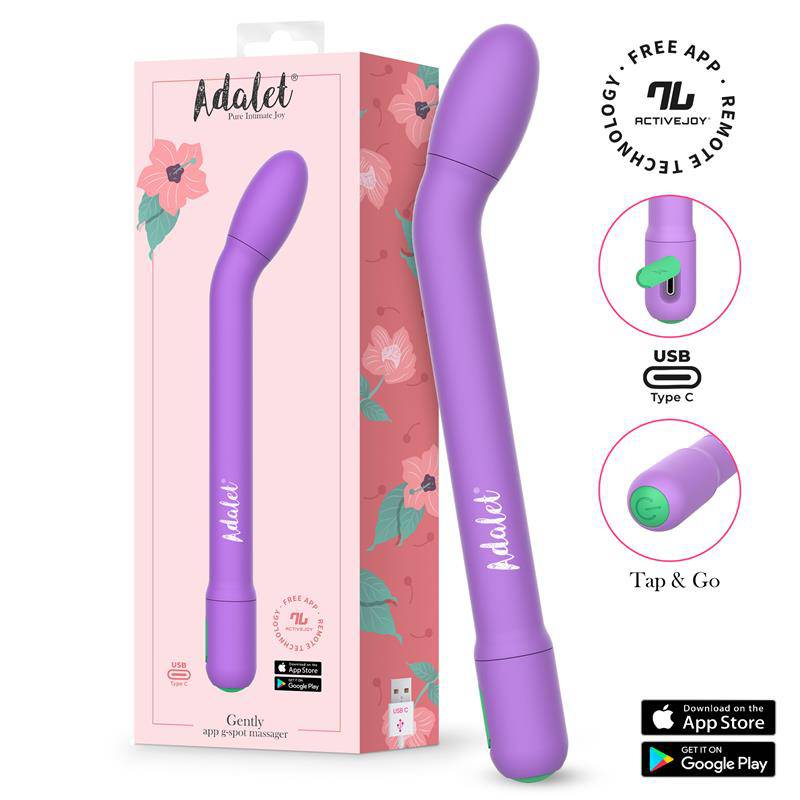 Gently G Point Vibrator with APP Lavender