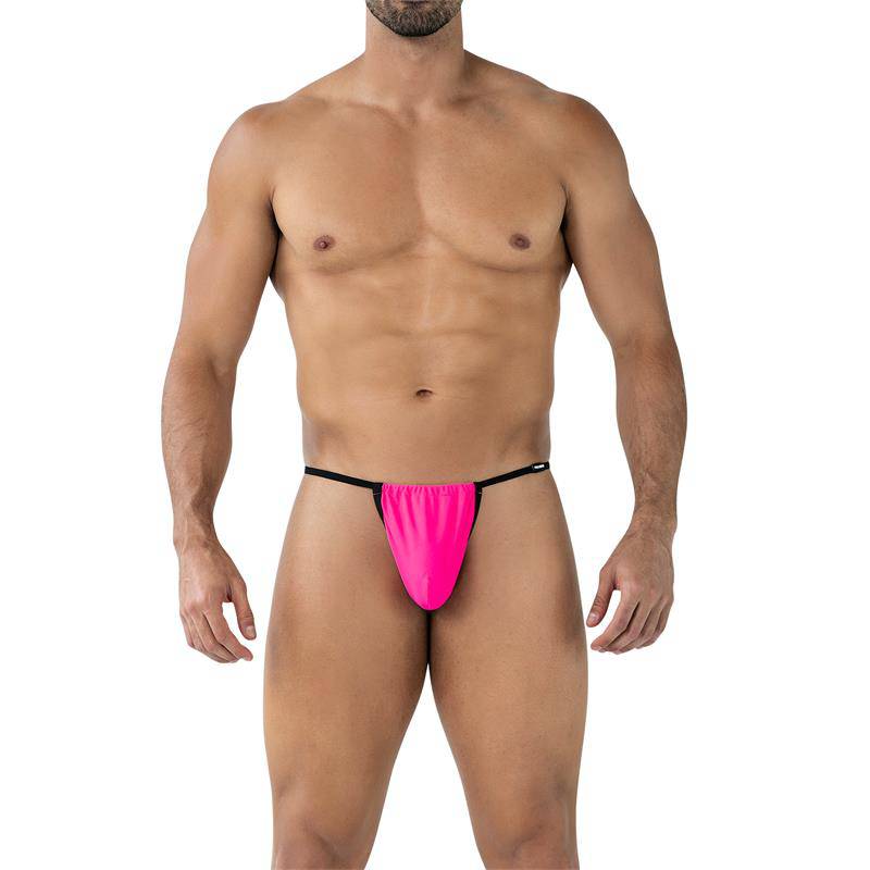 C4MSPX04 Fluo Pouch V String Hot Pink