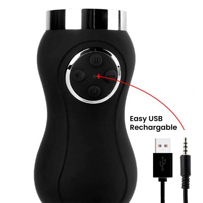 Sex Machine Vibration Thrusting and Heat Remote Control USB