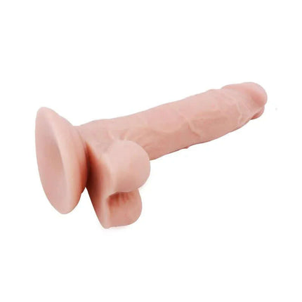 Dildo Flatterer Flesh, a realistic dual-density dildo with a soft exterior and firm core for enhanced lifelike sensation.