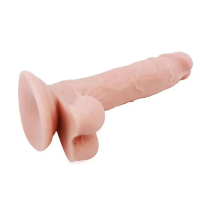 Realistic Dildo Flatterer Flesh with dual-density design, ideal for solo or shared use, offering lifelike sensation and durability.