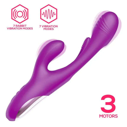 Priya Vibe with Flipping Movement Tongue featuring three motors and multiple vibration modes for enhanced pleasure.