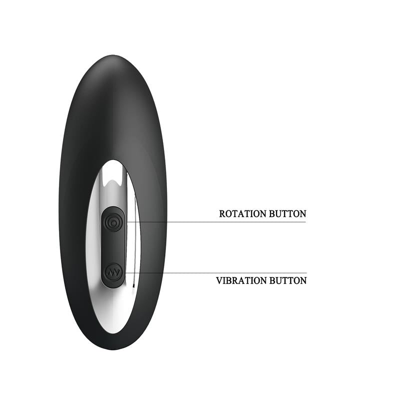 Prostate Massager with Vibration and Rotating Balls