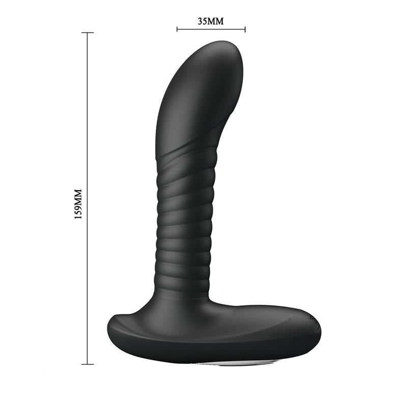 Prostate Massager with Vibration and Rotating Balls