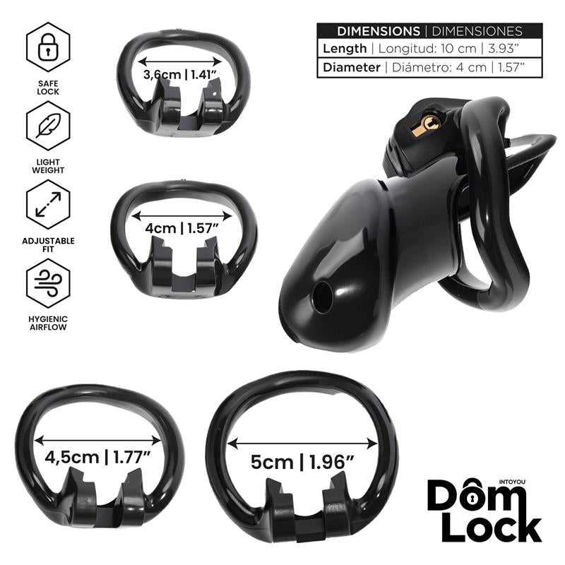Closure Chastity Cage with Internal Lock